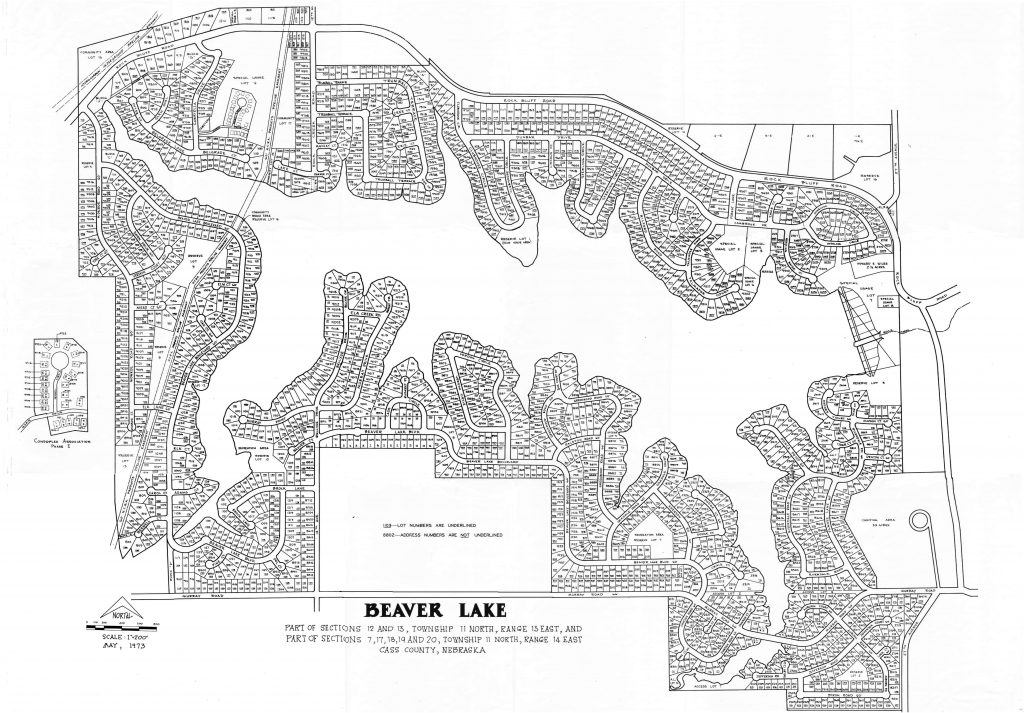 BLA Numbered Lots Map